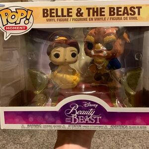 Pop Moment Disney Belle & Beast Vinyl Figure